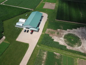 Research & Learning Center Aerial view